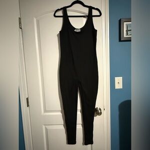 Black Sleeveless Jumpsuit